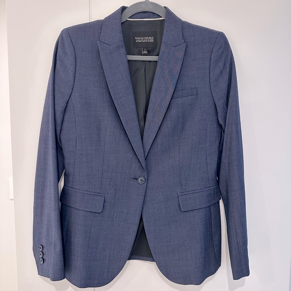 Banana Republic Navy Blazer